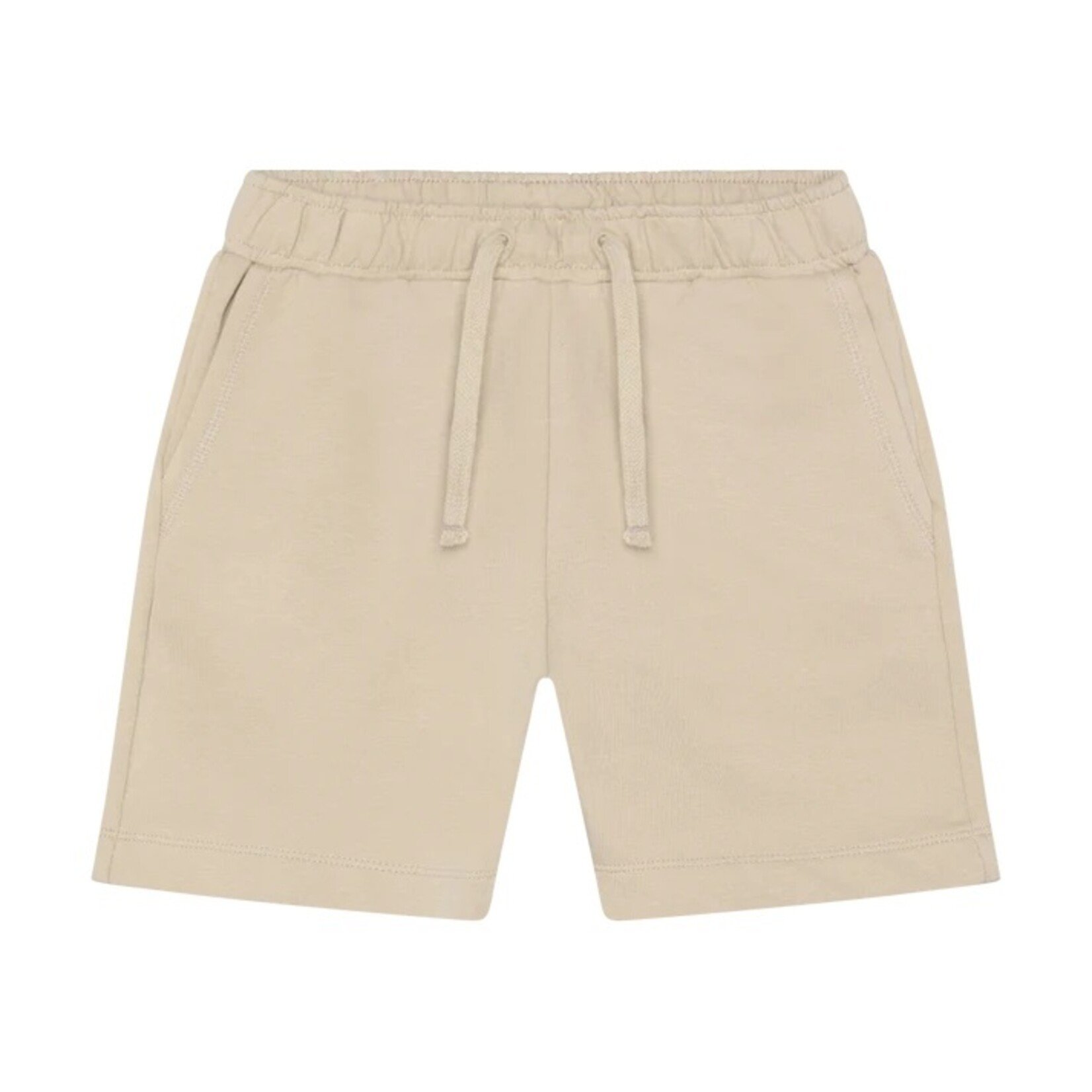 Minymo MINYMO - Duo de shorts en coton molletonné beige et vert avec imprimé de lézards