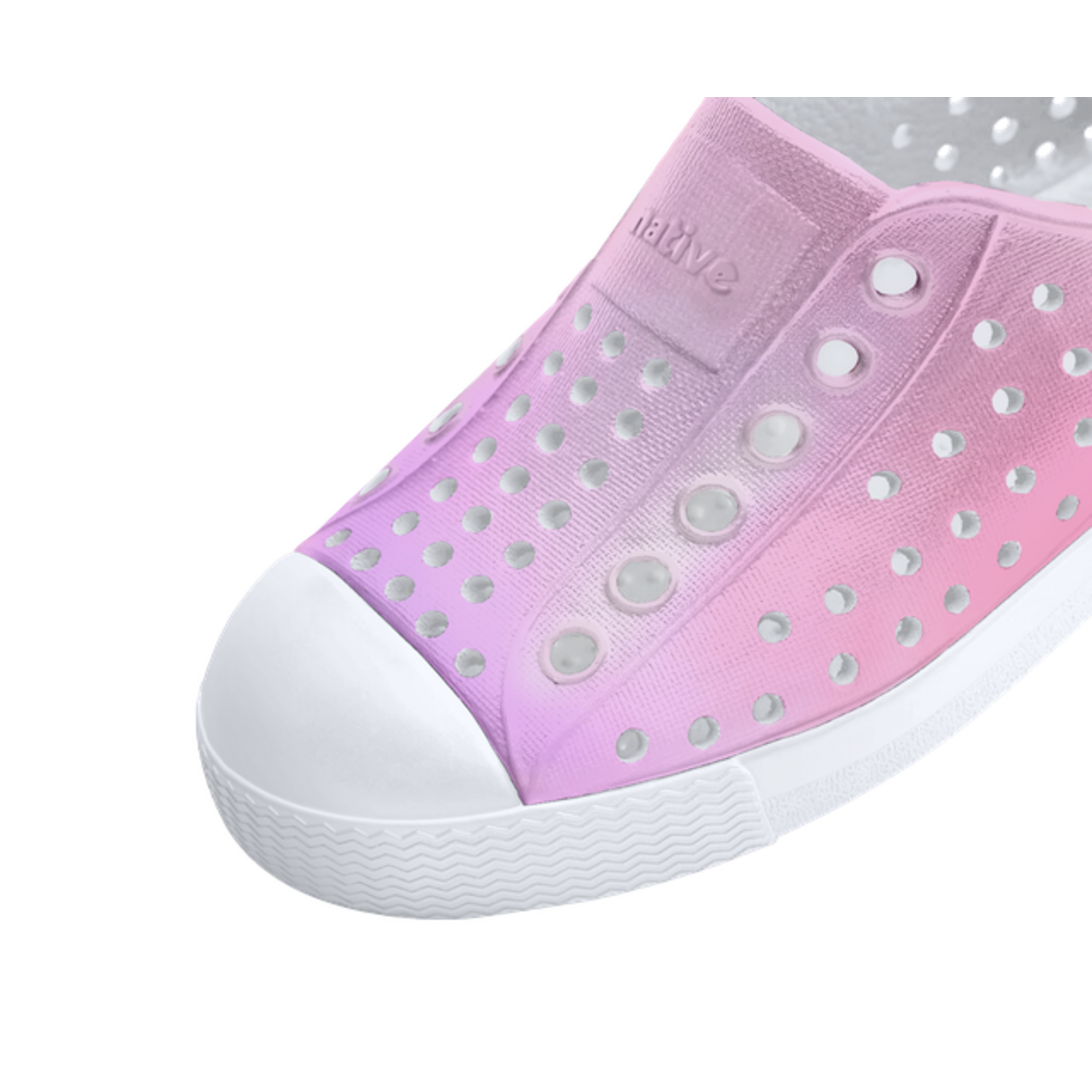 Native NATIVE - Chaussures d'eau/sandales 'Jefferson Print - Shell White / Shell White / Barely Taro Blur'