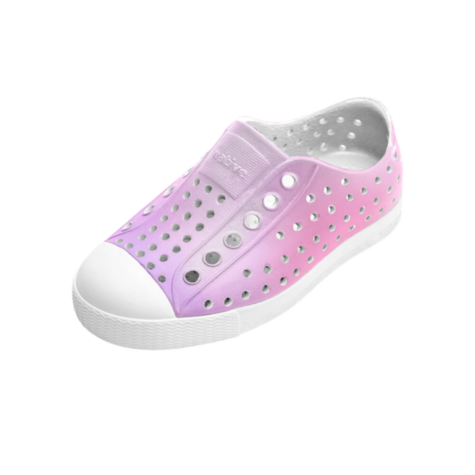 Native NATIVE - Chaussures d'eau/sandales 'Jefferson Print - Shell White / Shell White / Barely Taro Blur'