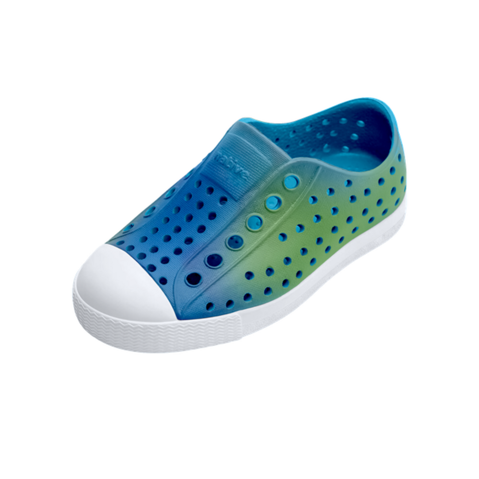 Native NATIVE - Chaussures d'eau/sandales 'Jefferson Print - Shell White / Shell White / Rainbow Spray'