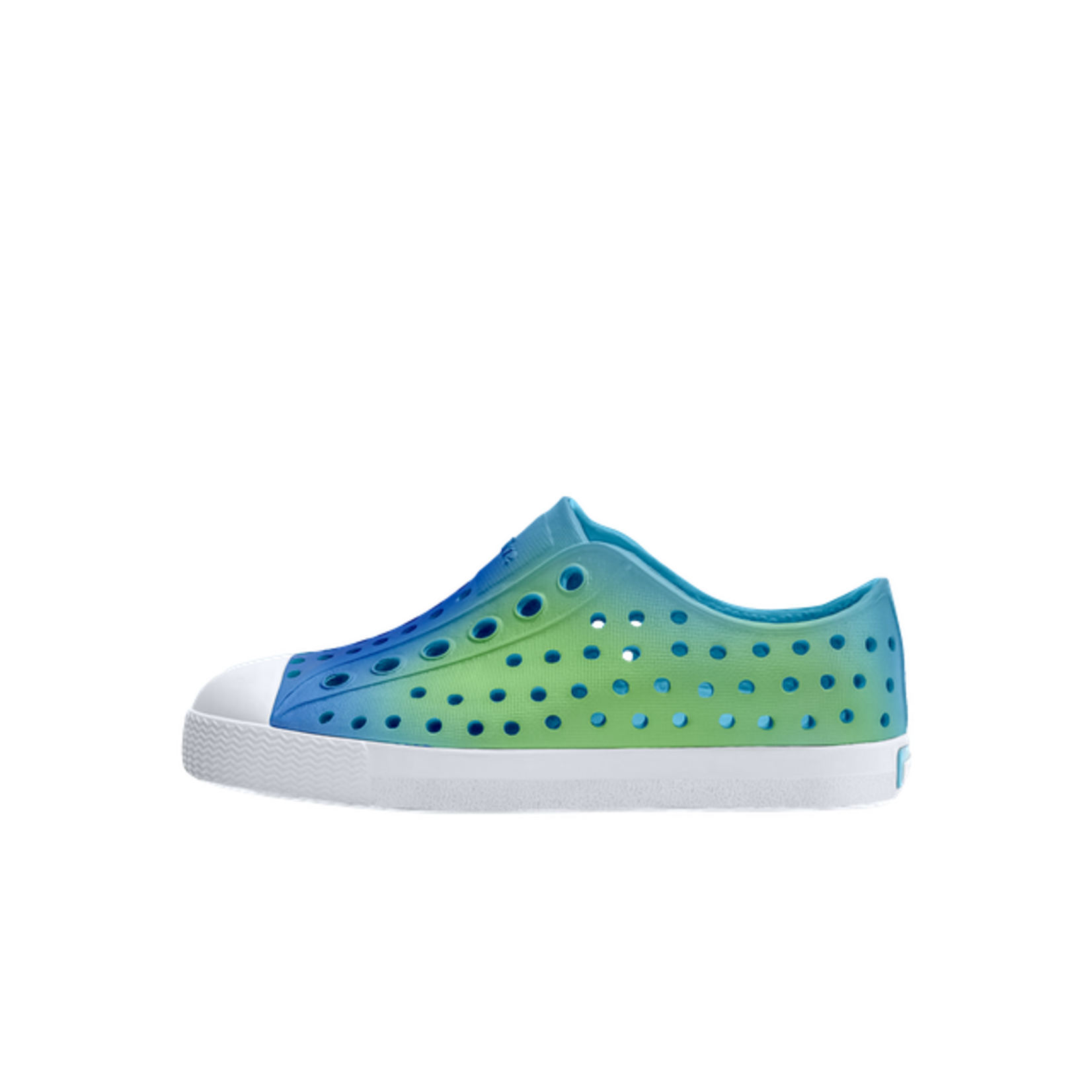 Native NATIVE - Chaussures d'eau/sandales 'Jefferson Print - Shell White / Shell White / Rainbow Spray'