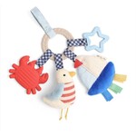 Itzy Ritzy ITZY RITZY - Teething Toy - 'Bitzy Busy Ring Nautical'