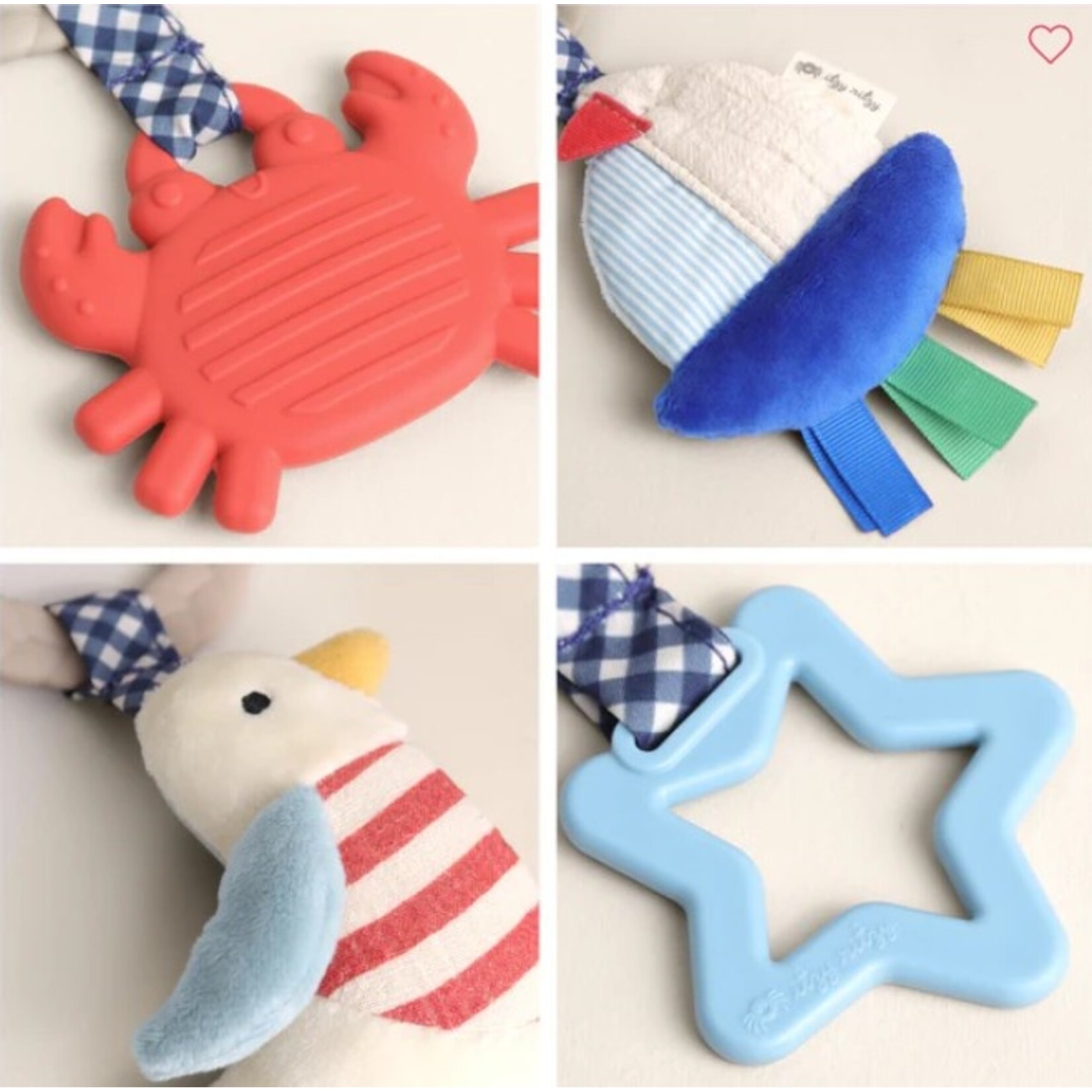 Itzy Ritzy ITZY RITZY - Teething Toy - 'Bitzy Busy Ring Nautical'