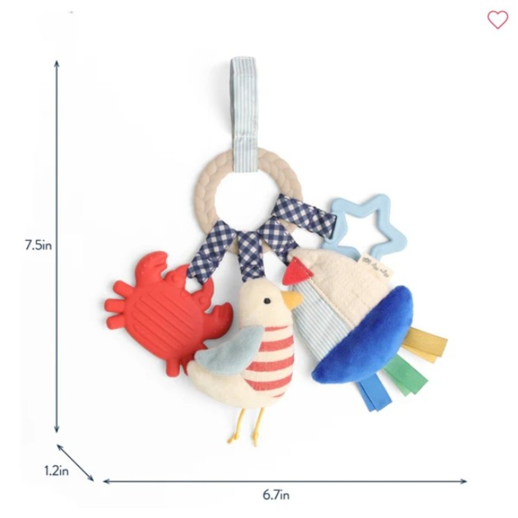 Itzy Ritzy ITZY RITZY - Jouet de dentition - 'Bitzy Busy Ring Nautique'