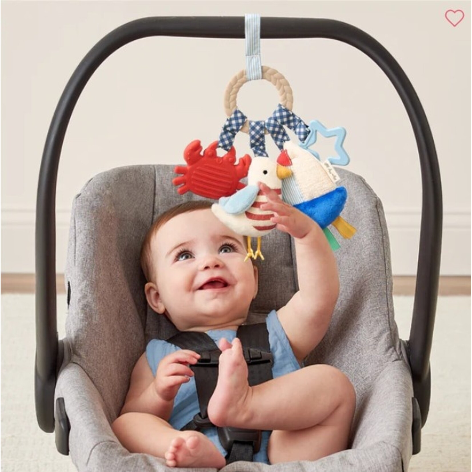 Itzy Ritzy ITZY RITZY - Teething Toy - 'Bitzy Busy Ring Nautical'