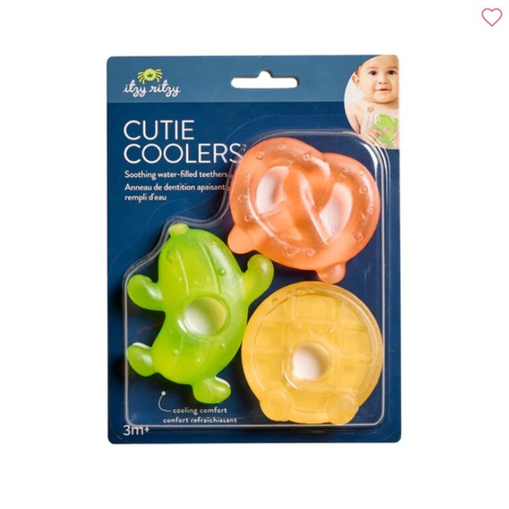 Itzy Ritzy ITZY RITZY - Jouet de dentition - 'Cutie Coolers/Silly Foods'
