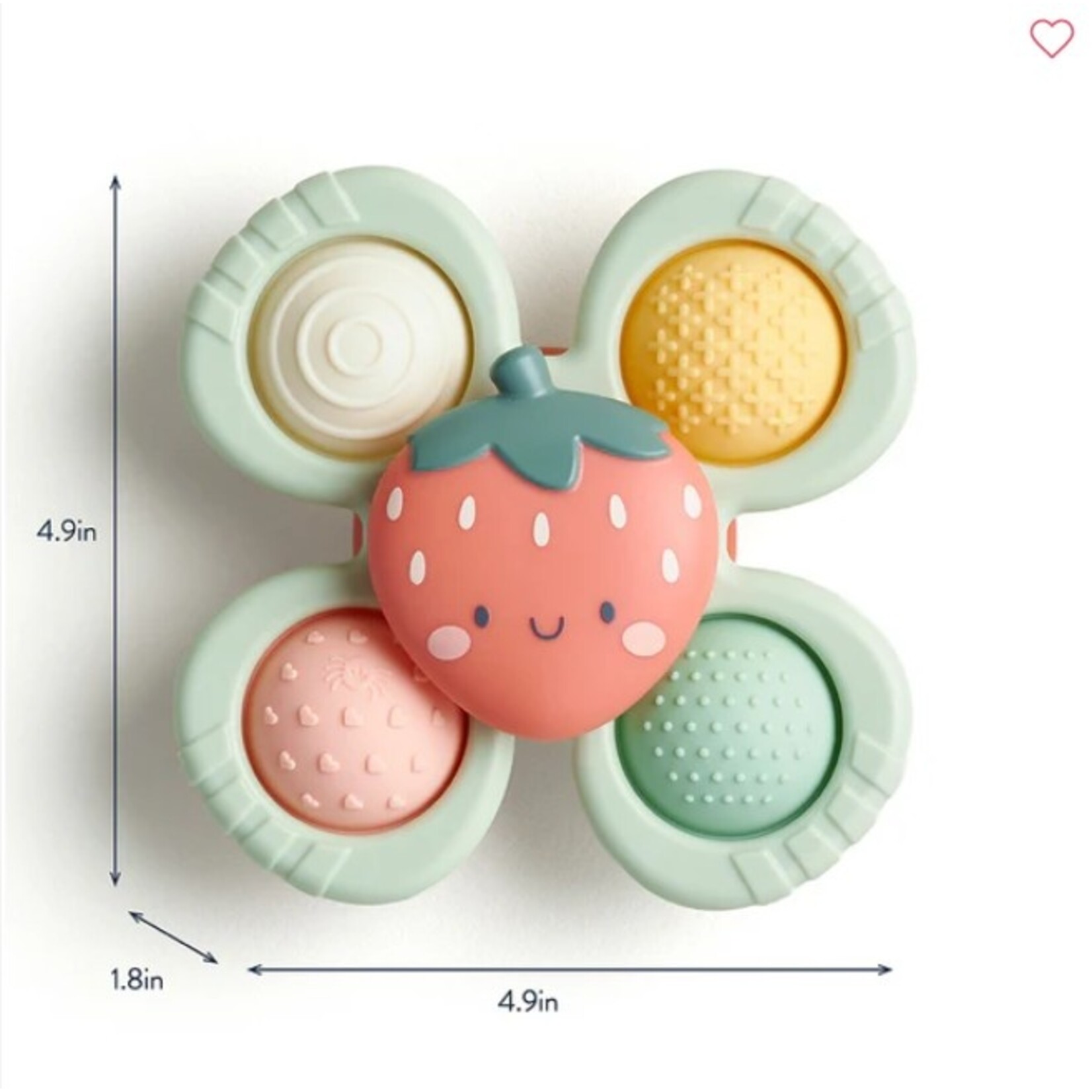 Itzy Ritzy ITZY RITZY - Bath and travel toy - 'Itzy Pop & Whirl/Bonnie the Strawberry'