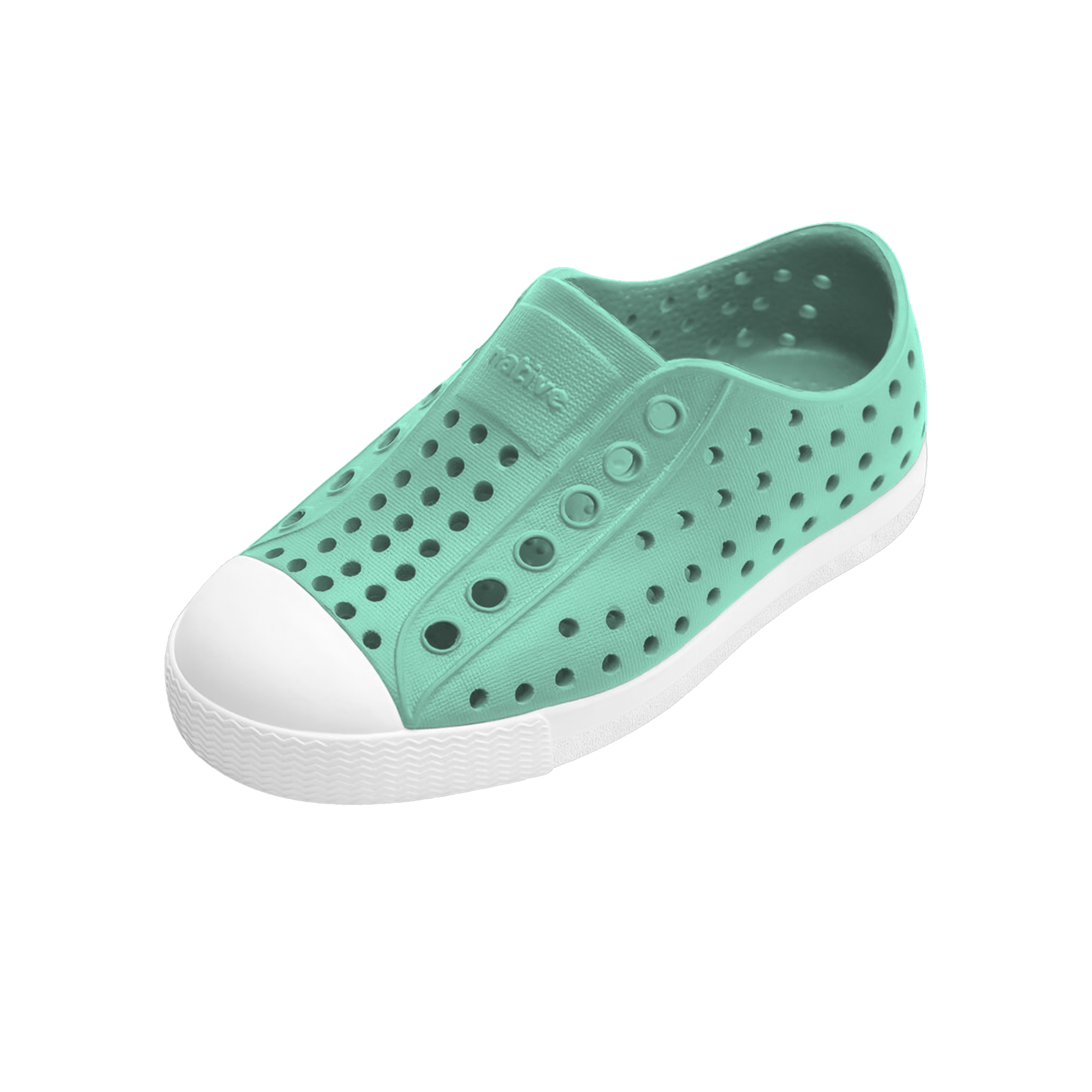 Native NATIVE - Chaussures d'eau/sandales 'Jefferson - Fresco Green / Shell White'