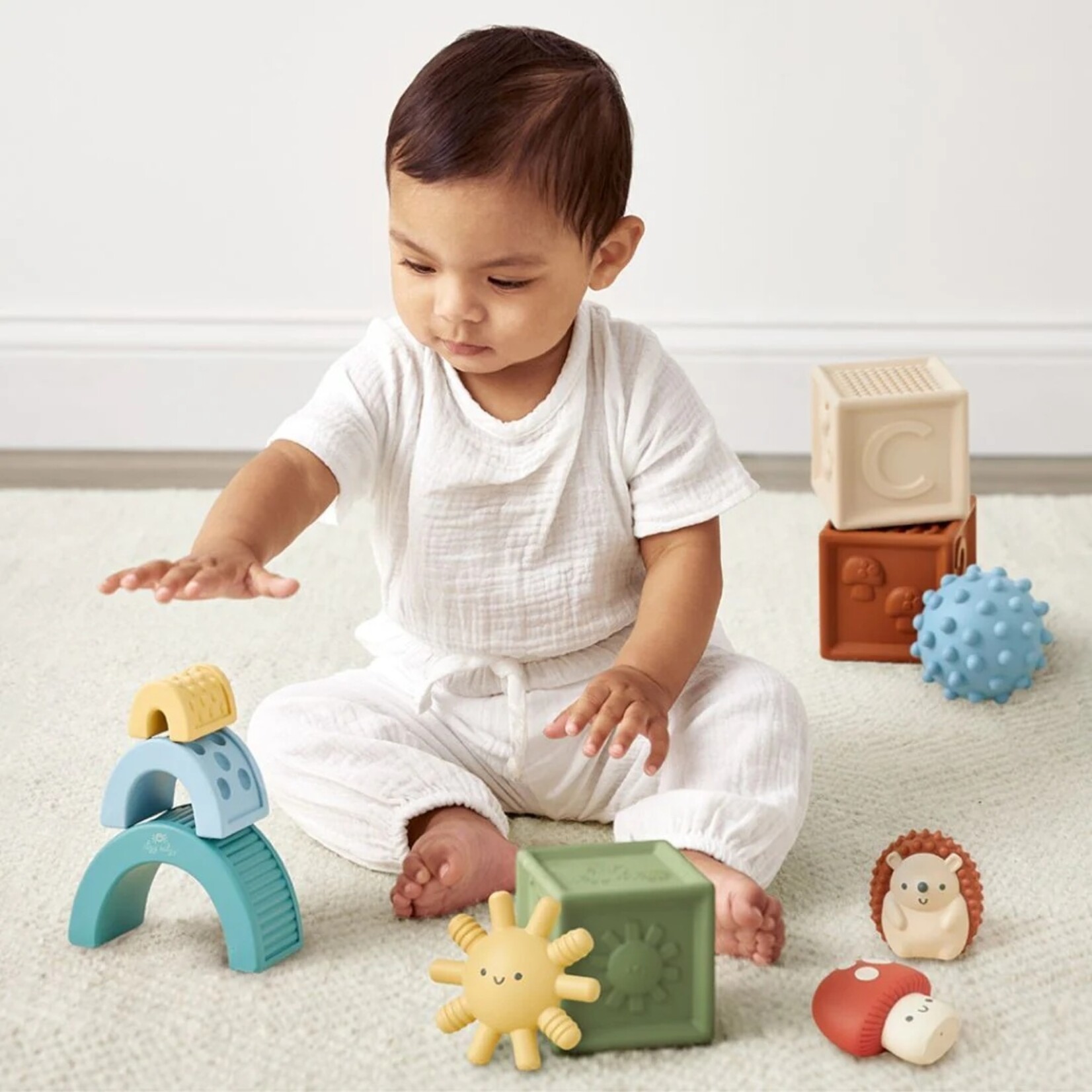 Itzy Ritzy ITZY RITZY - Set of 10 sensory toys - 'Itzy Blocks'