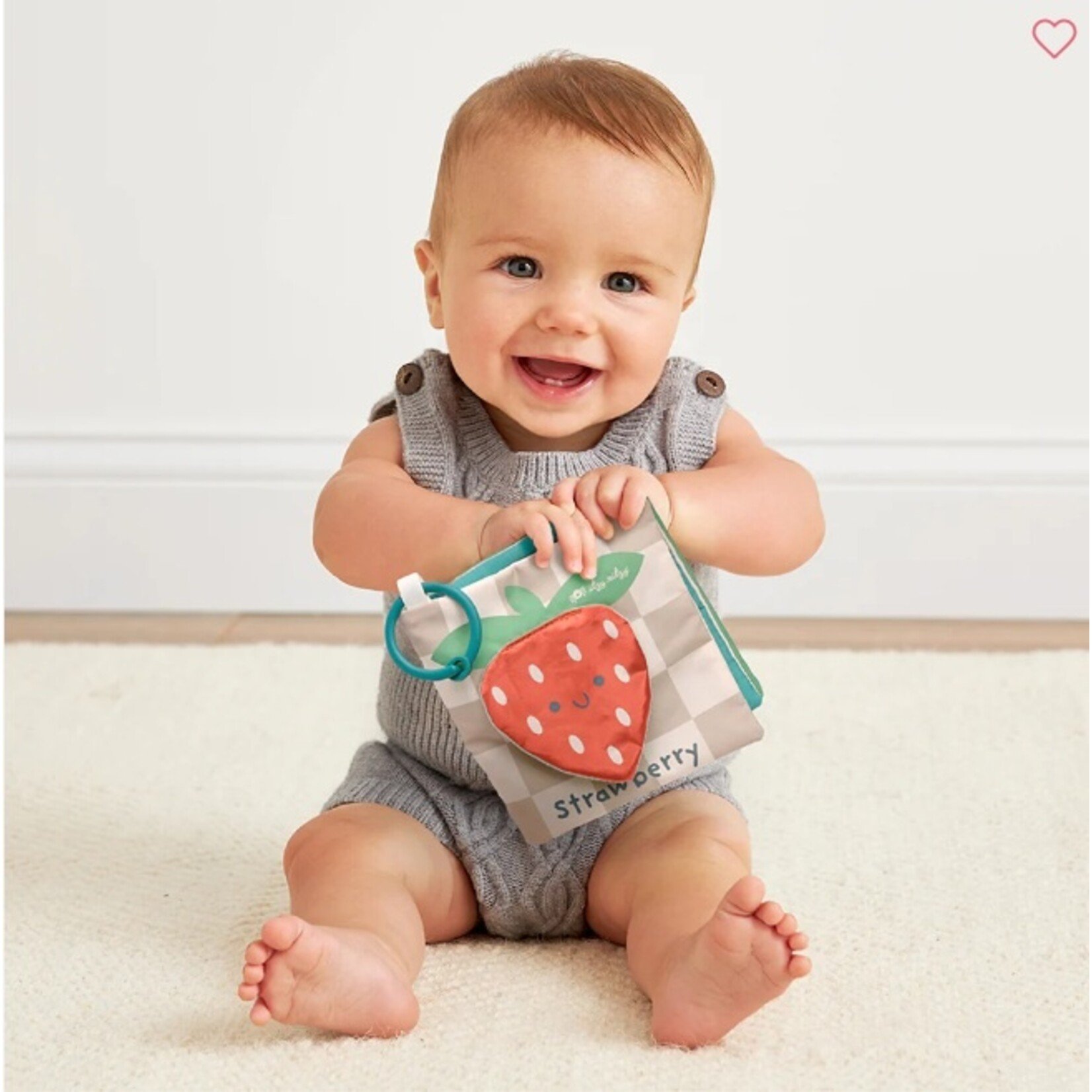 Itzy Ritzy ITZY RITZY - Coffret cadeau avec peluche lapin et livre interactif souple - 'Itzy Learn and Snuggle Gift Set'- En anglais