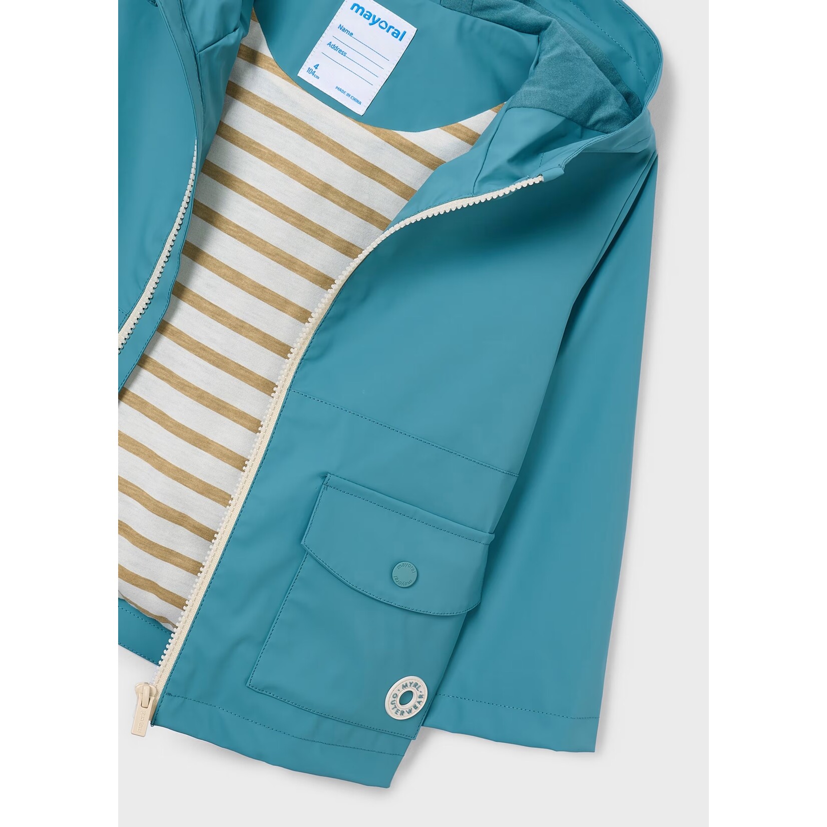 Mayoral MAYORAL - Manteau mi-saison imperméable vert 'Algae'