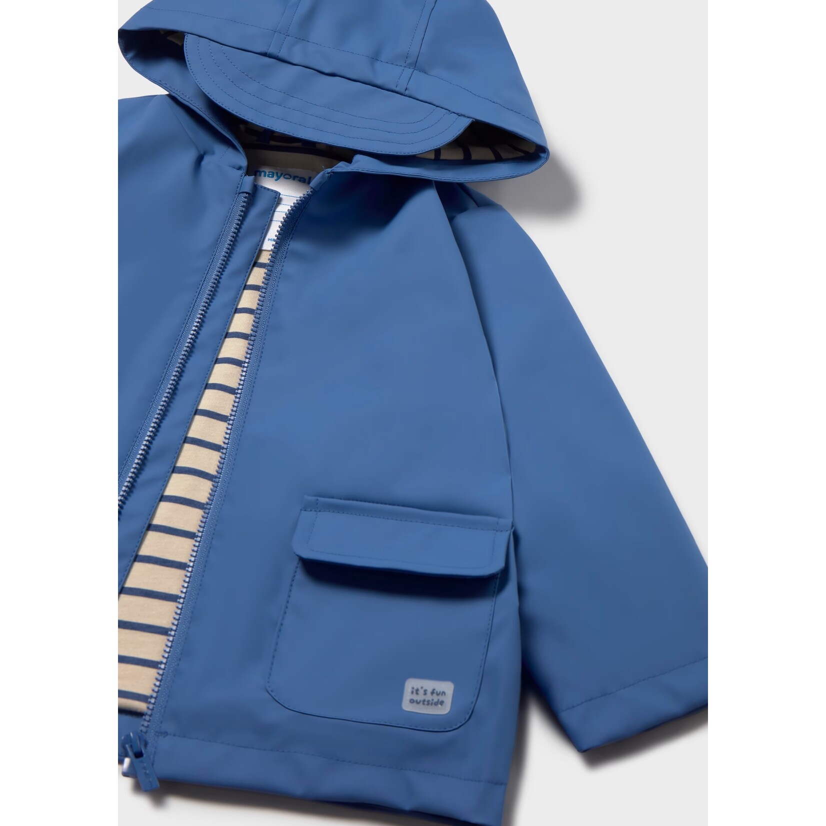 Mayoral MAYORAL - 'Cobalt' Waterproof Mid-Season Coat