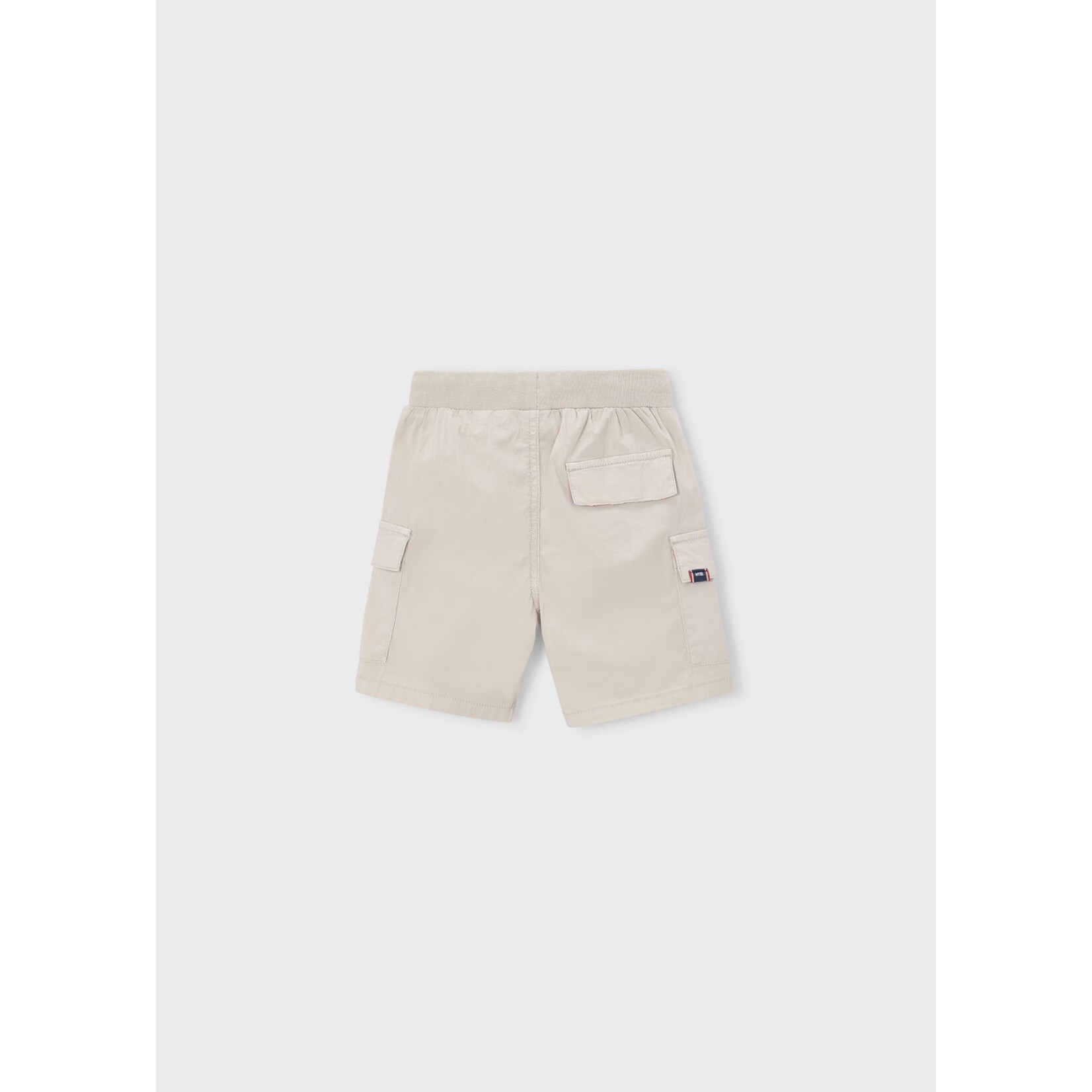 Mayoral MAYORAL- Beige cargo style Bermuda shorts