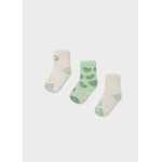 Mayoral MAYORAL - Lot de 3 paires de chaussettes  'Beige et vert avec imprimé caméléons'