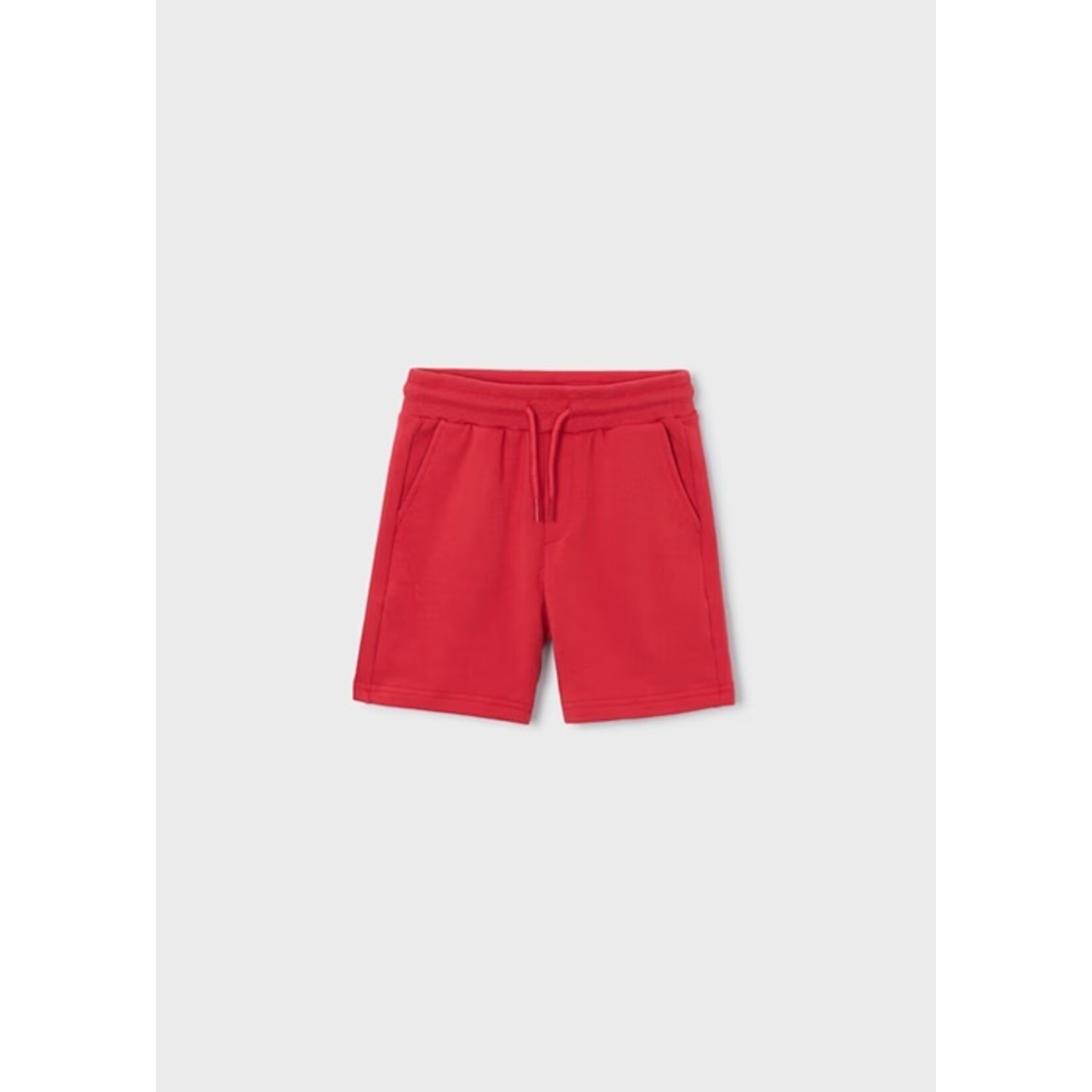 Mayoral MAYORAL- Soft tomato red Bermuda shorts 'Basic'