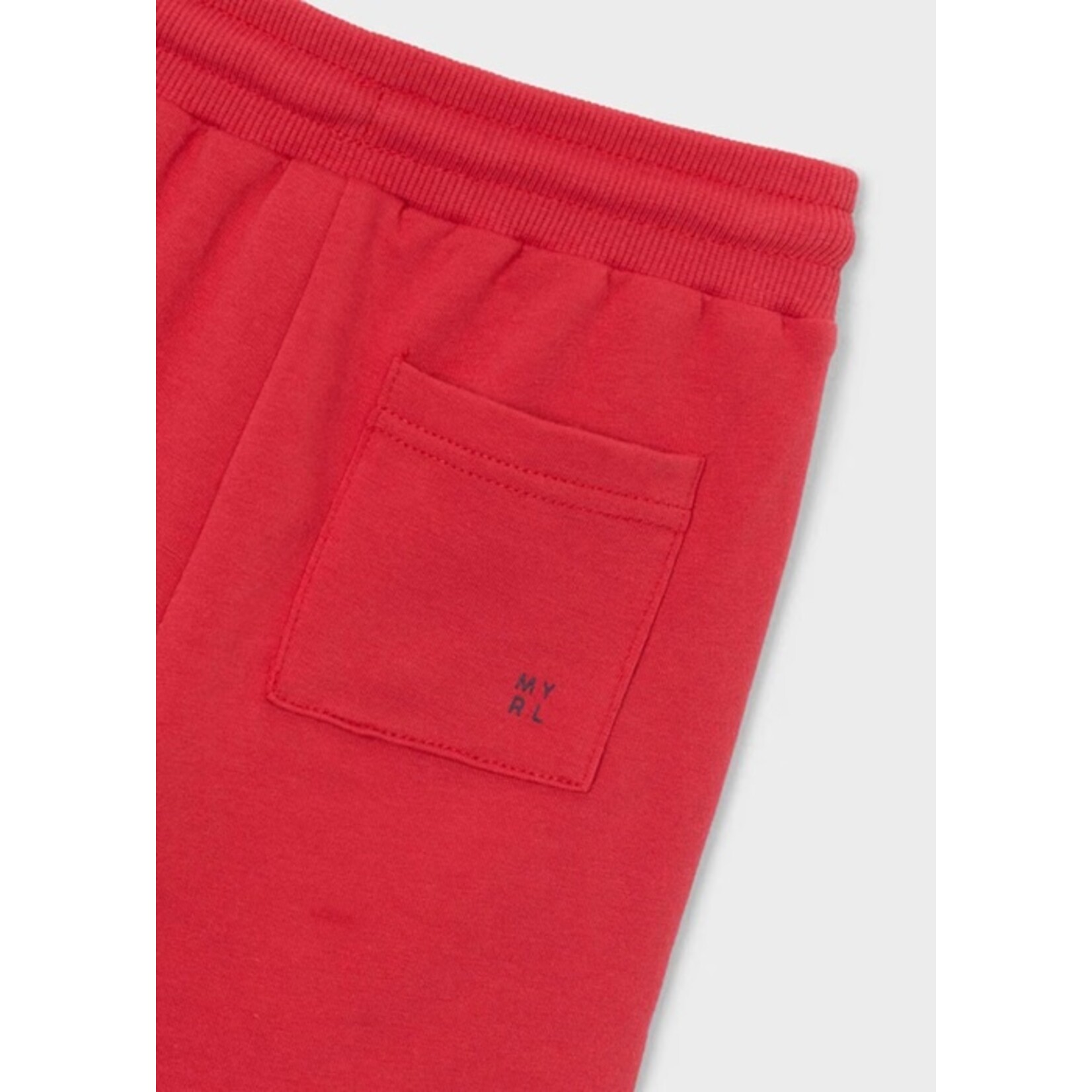 Mayoral MAYORAL- Soft tomato red Bermuda shorts 'Basic'