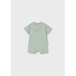 Mayoral MAYORAL - Mint green romper with a snail and the words 'Te quiero infinito'