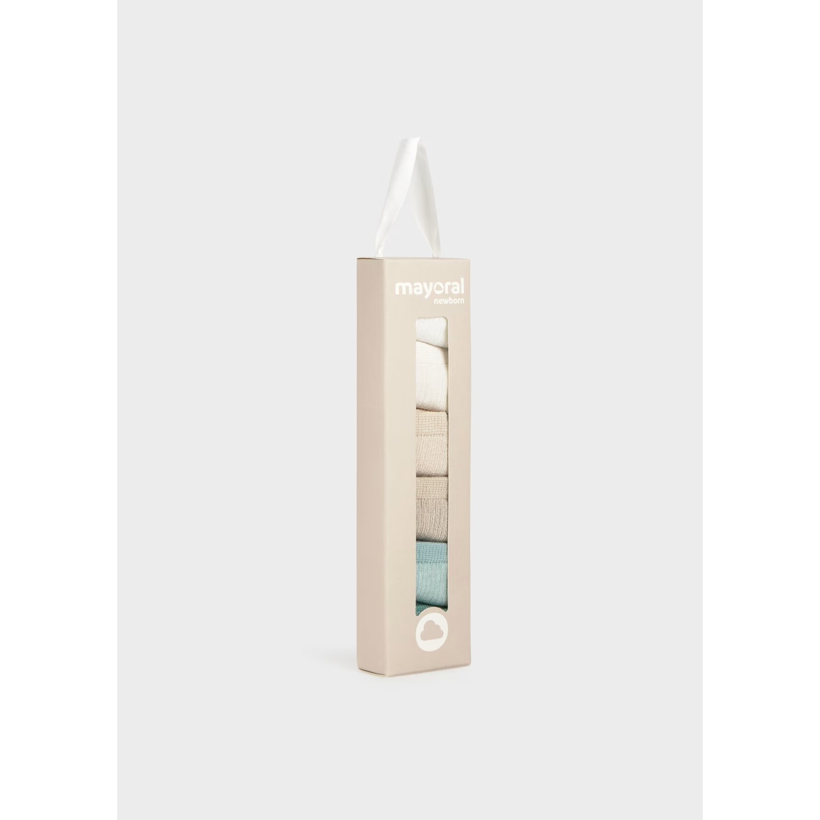 Mayoral MAYORAL - Lot de 6 paires de chaussettes pour bébé 'Vert et beige'