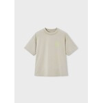 Mayoral MAYORAL - Light olive T-shirt with neon green turtle print 'Boston Kids'