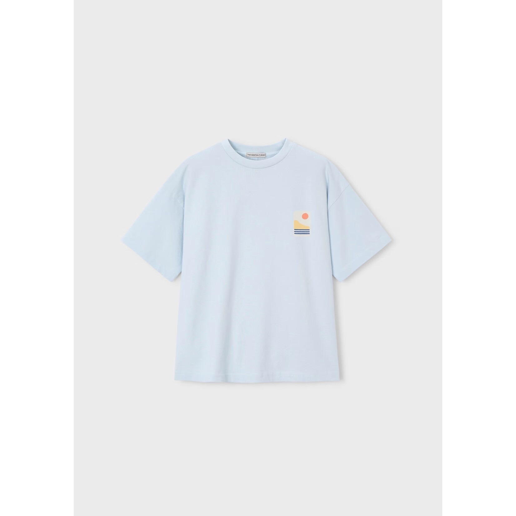 Mayoral MAYORAL - T-shirt bleu ciel avec imprimé de paysage 'Boston Kids'