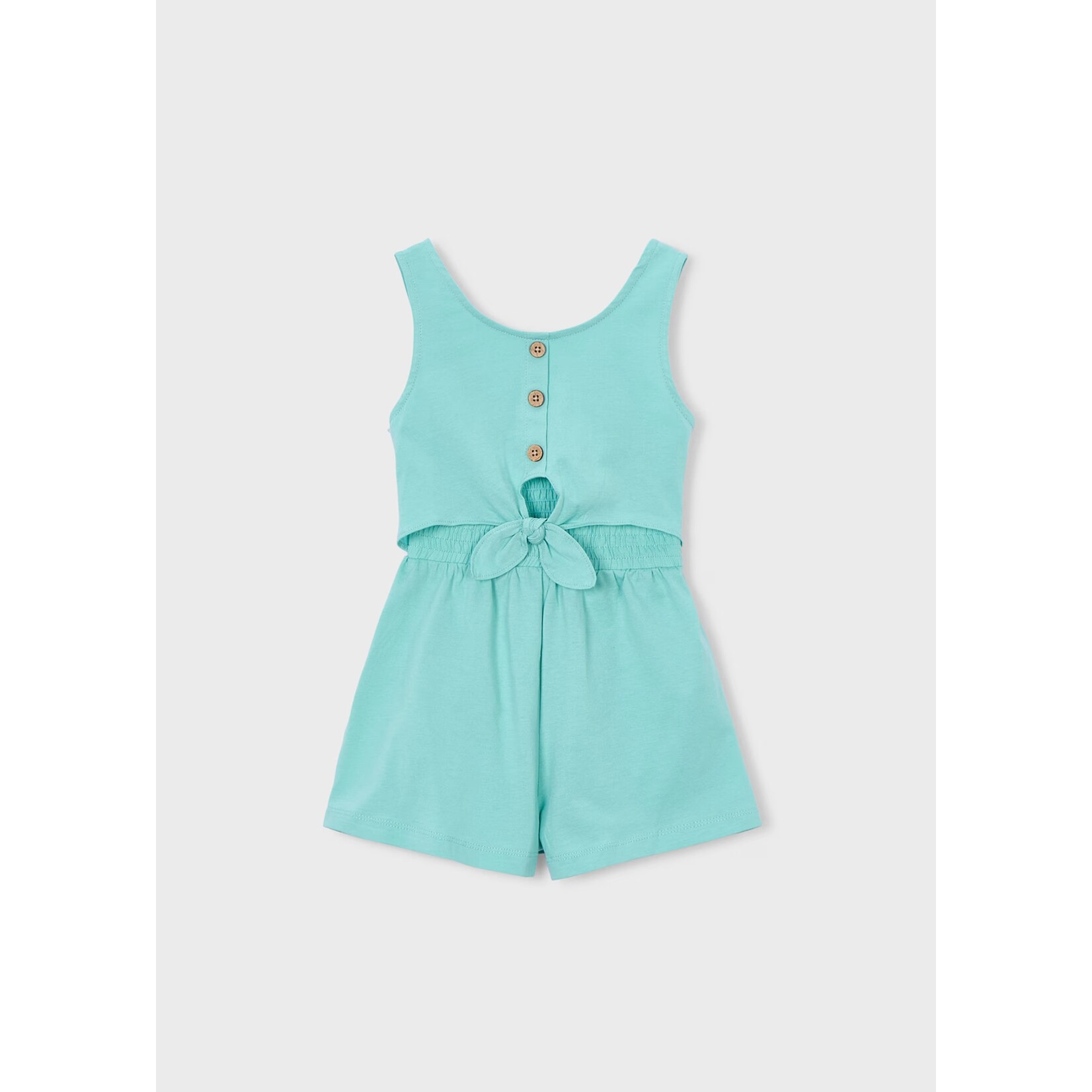 Mayoral Mayoral - Turquoise knitted jumpsuit 'Oasis'