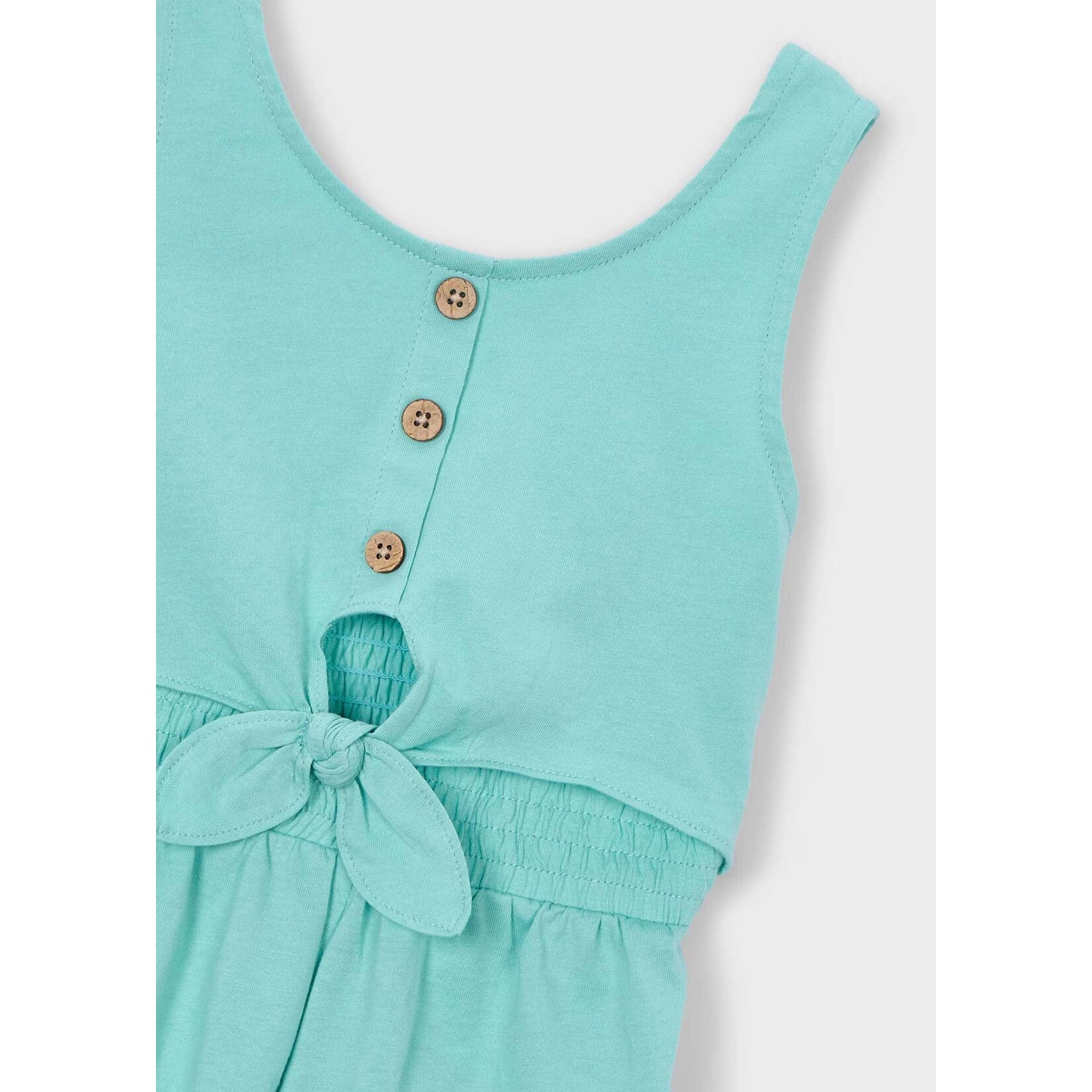 Mayoral Mayoral - Turquoise knitted jumpsuit 'Oasis'