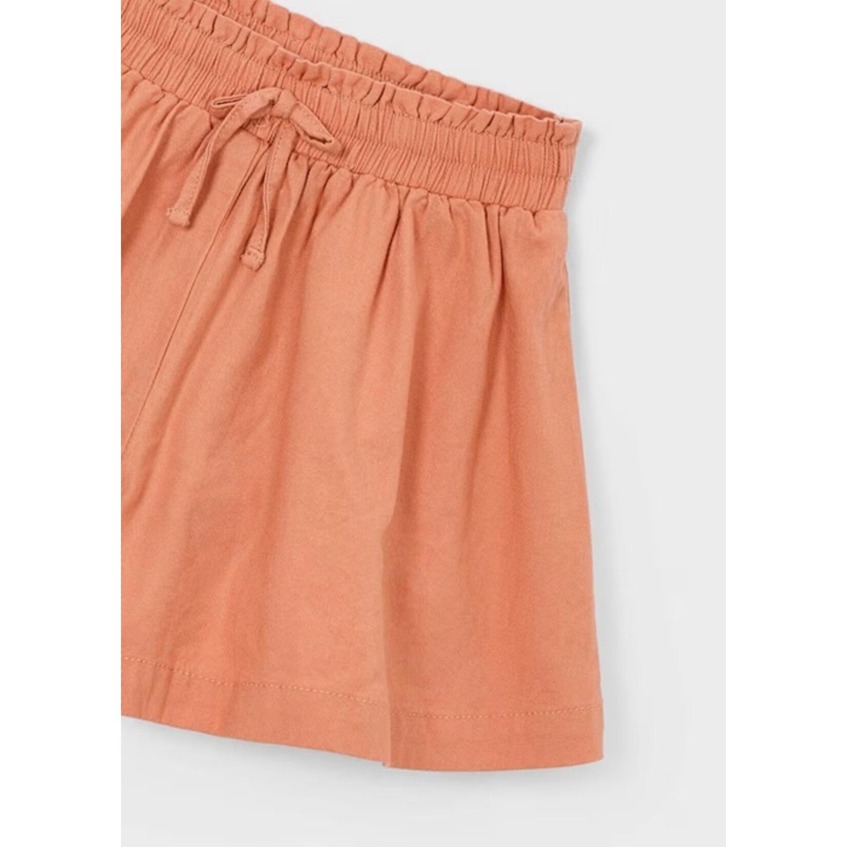 Mayoral MAYORAL - Flowy flared peach orange shorts