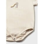 Mayoral MAYORAL - Creamy white bodysuit with slide print  'Eres lo Màs'