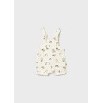 Mayoral MAYORAL - White short overalls with cheerful print 'Eres lo Màs'