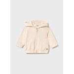 Mayoral MAYORAL - Beige jacket with hood and zip