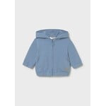 Mayoral MAYORAL - Veste bleu poudrée à capuche et fermeture éclair