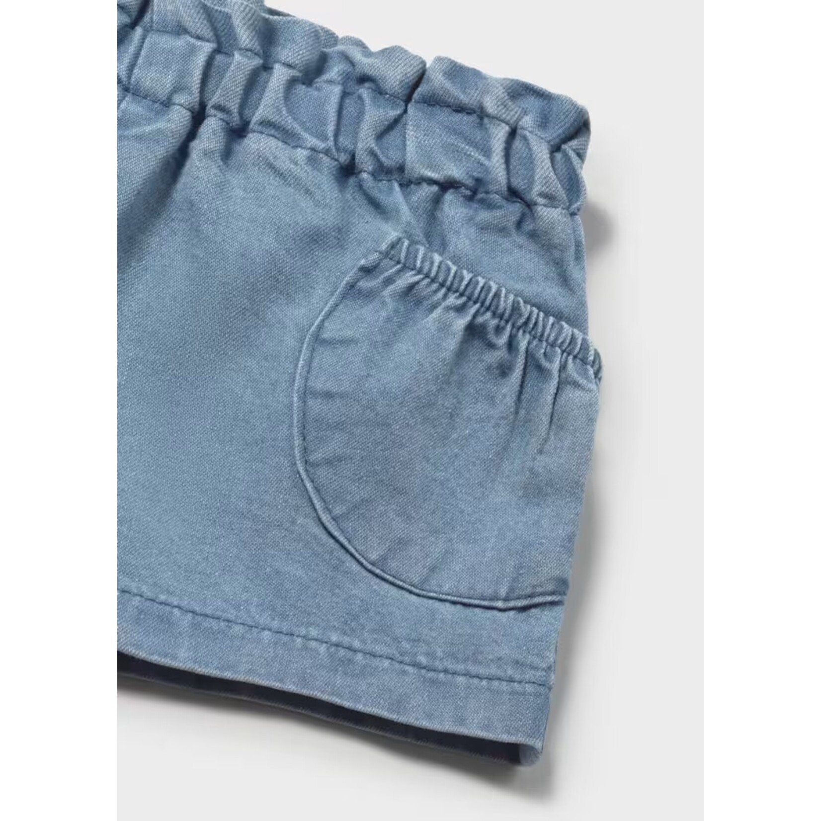 Mayoral MAYORAL - Denim-effect shorts with elasticated waist and pockets