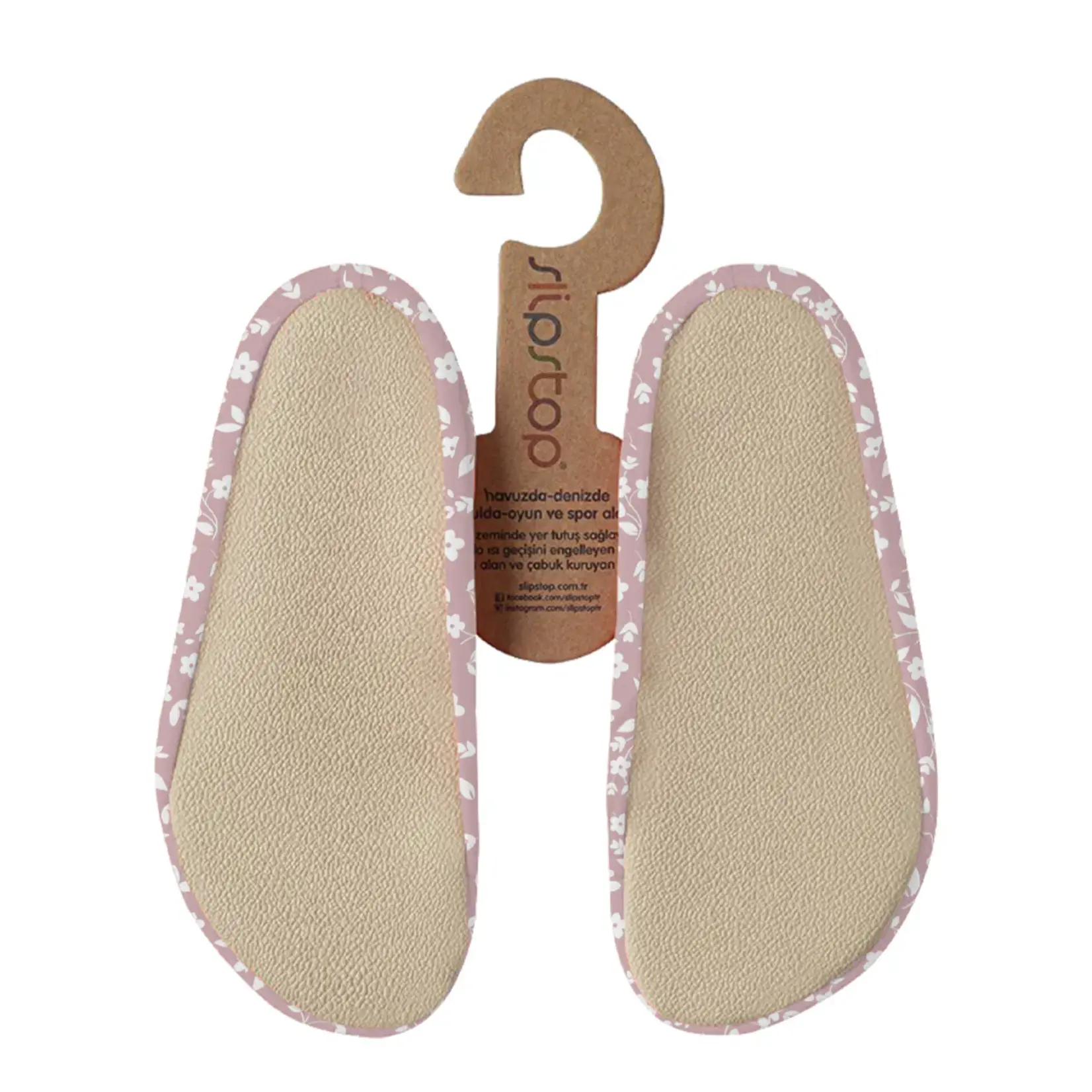 SlipStop SLIPSTOP - Chaussons aquatiques antidérapants 'Rose flowers' - imprimé fleurs