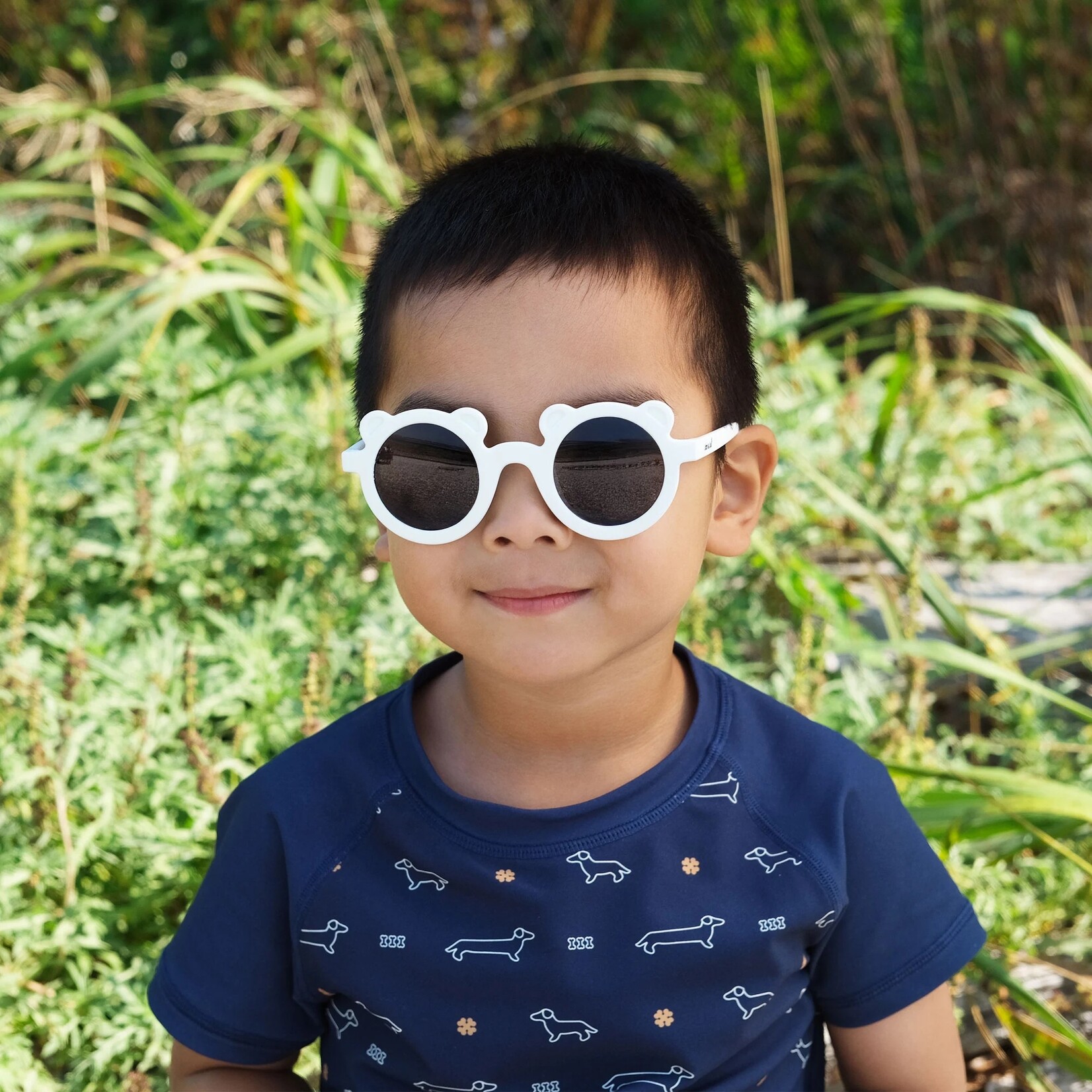 JAN&JUL JAN&JUL - Polarized Bear Sunglasses for Children - White