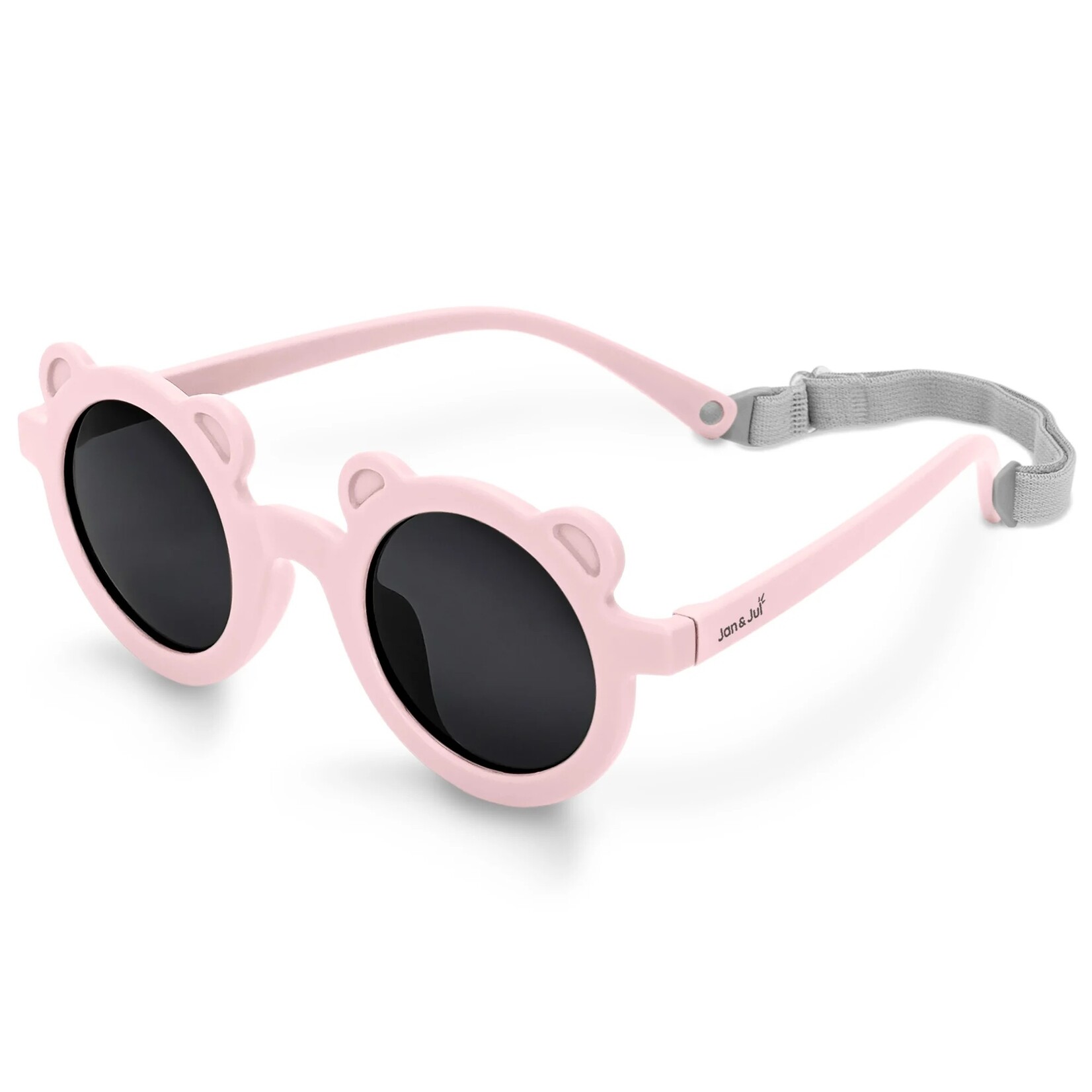 JAN&JUL JAN&JUL - Lunettes de soleil polarisées ours pour enfants - Rose pâle