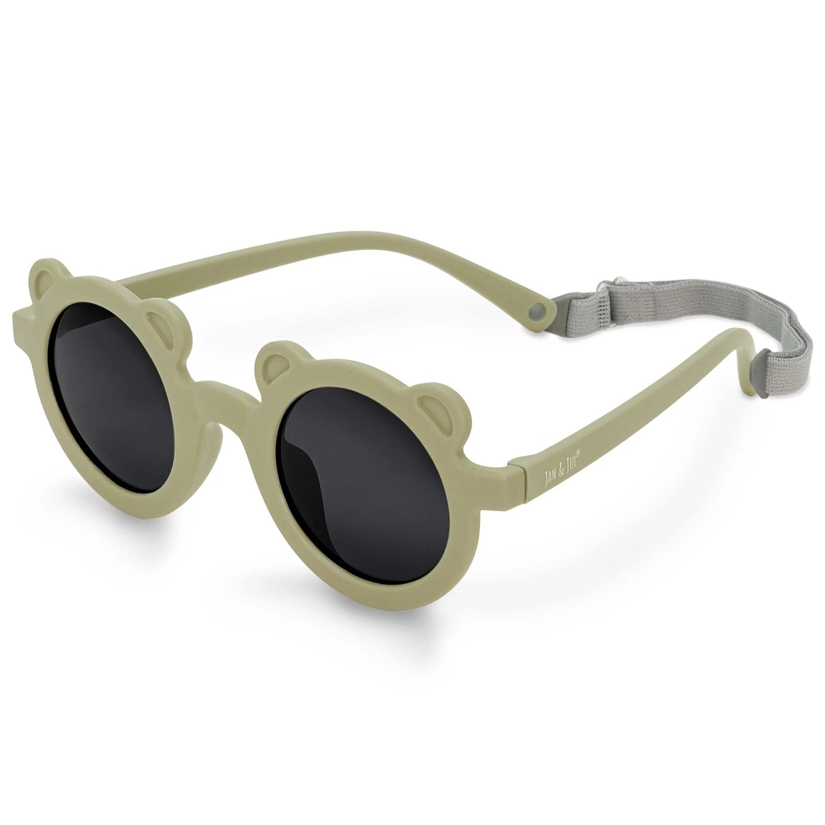 JAN&JUL JAN&JUL - Lunettes de soleil polarisées ours pour enfants - Kaki olive