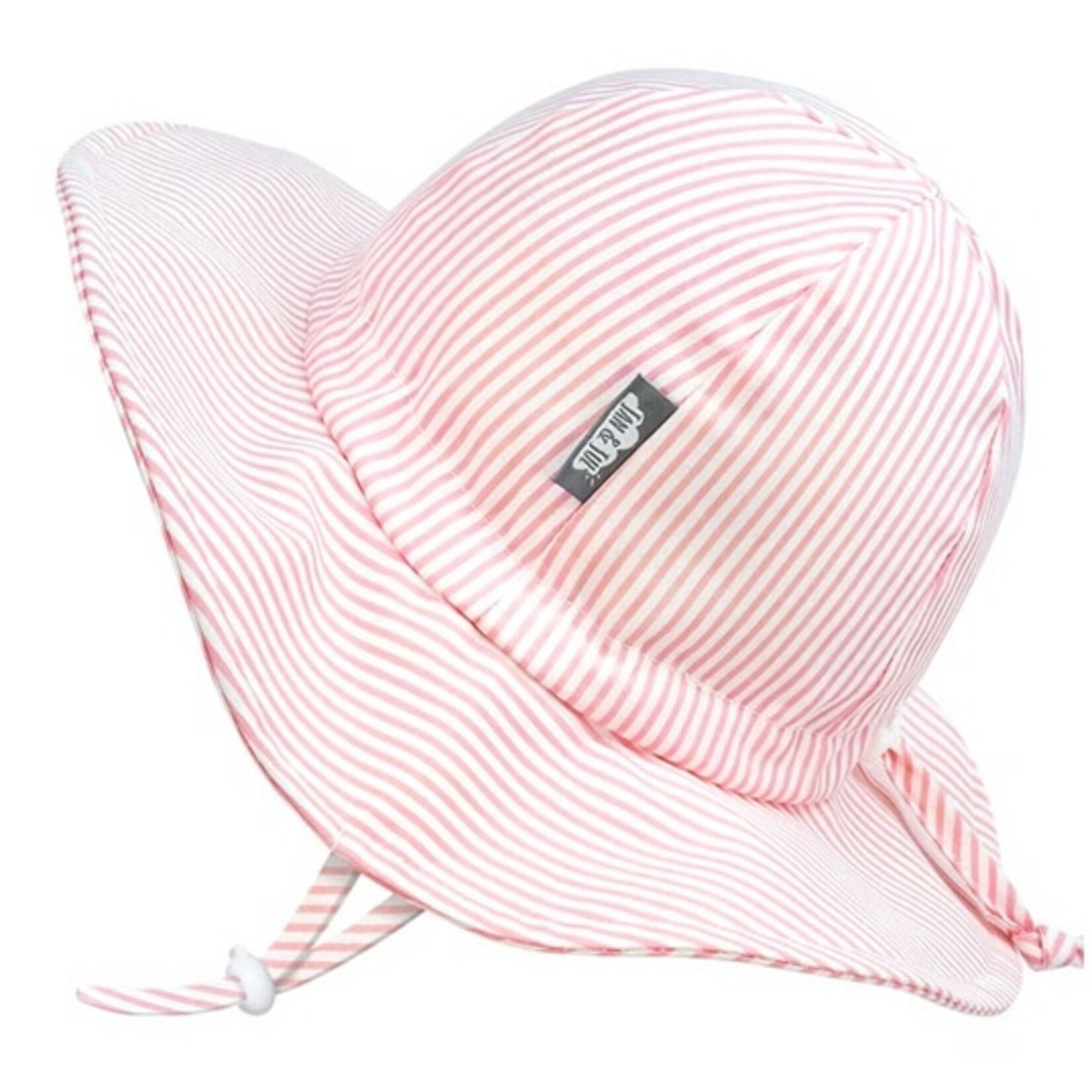 JAN&JUL JAN&JUL - Pink striped cotton summer hat