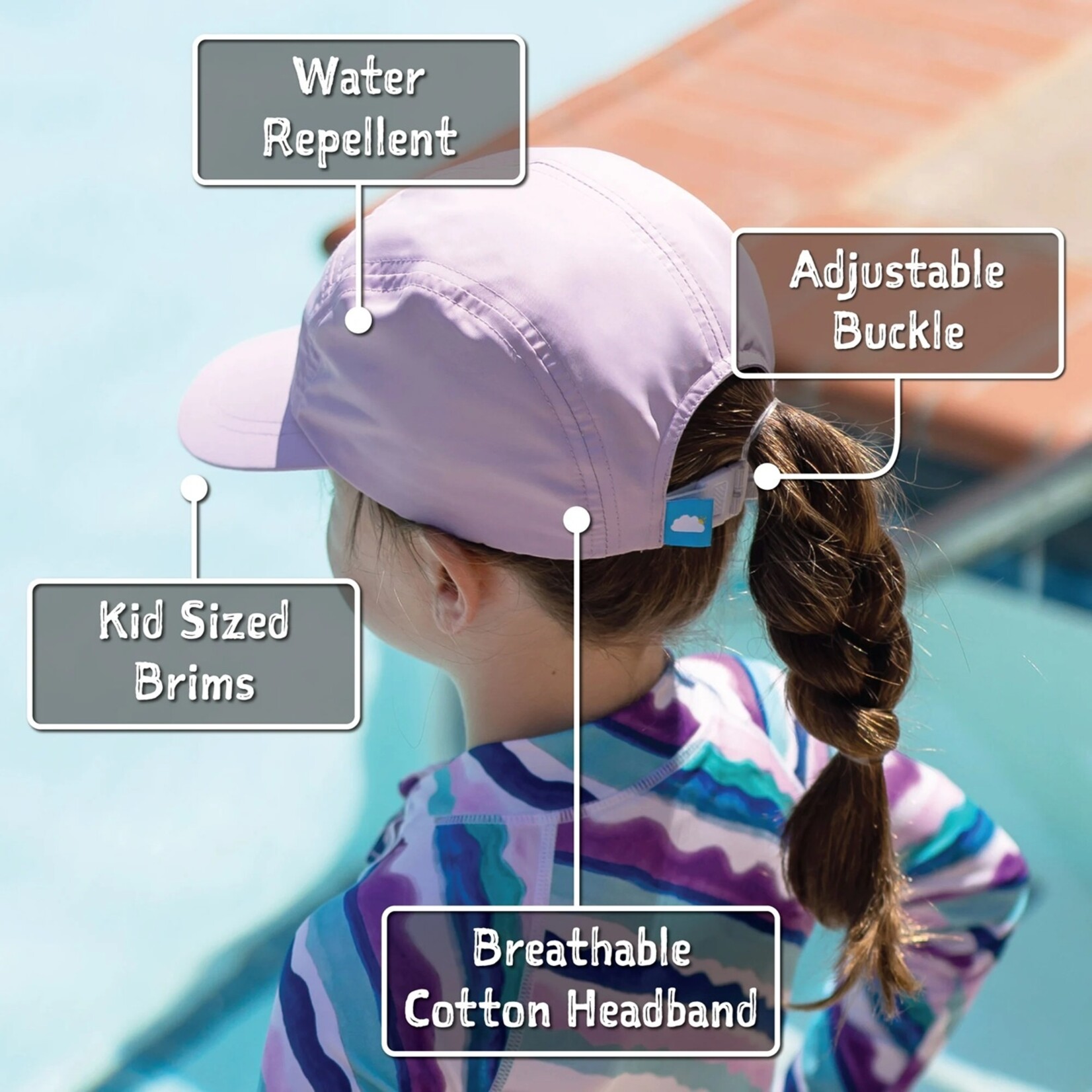 JAN&JUL JAN&JUL - Lavender 'SunLite' Cap