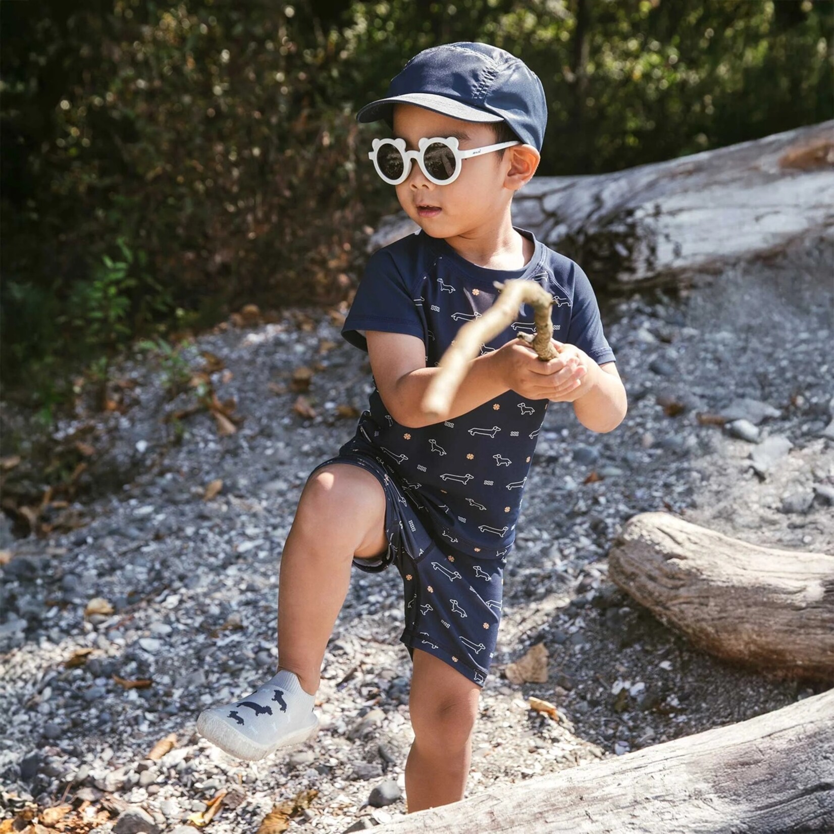 JAN&JUL JAN&JUL - Dark Navy Blue 'SunLite' Cap