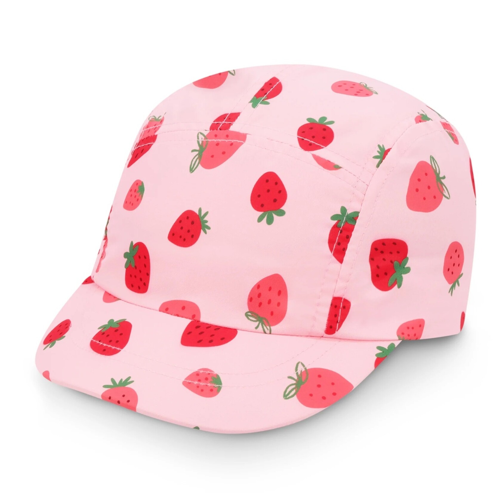 JAN&JUL JAN&JUL - Pink cap with 'SunLite' strawberry print