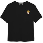 Headster Kids HEADSTER - Black short-sleeved 'Fish & Chips' T-shirt