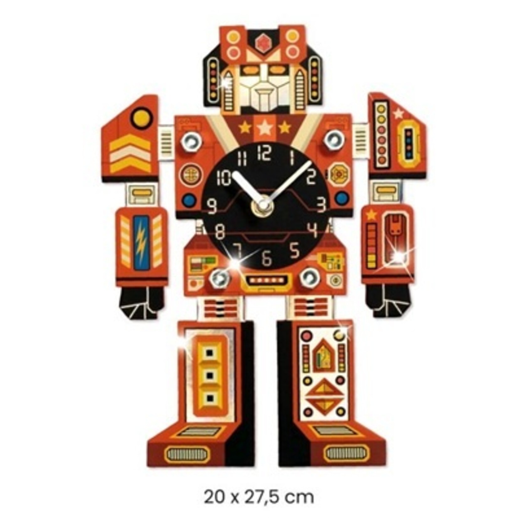 Djeco DJECO - DIY / Horloge à créer - Robot