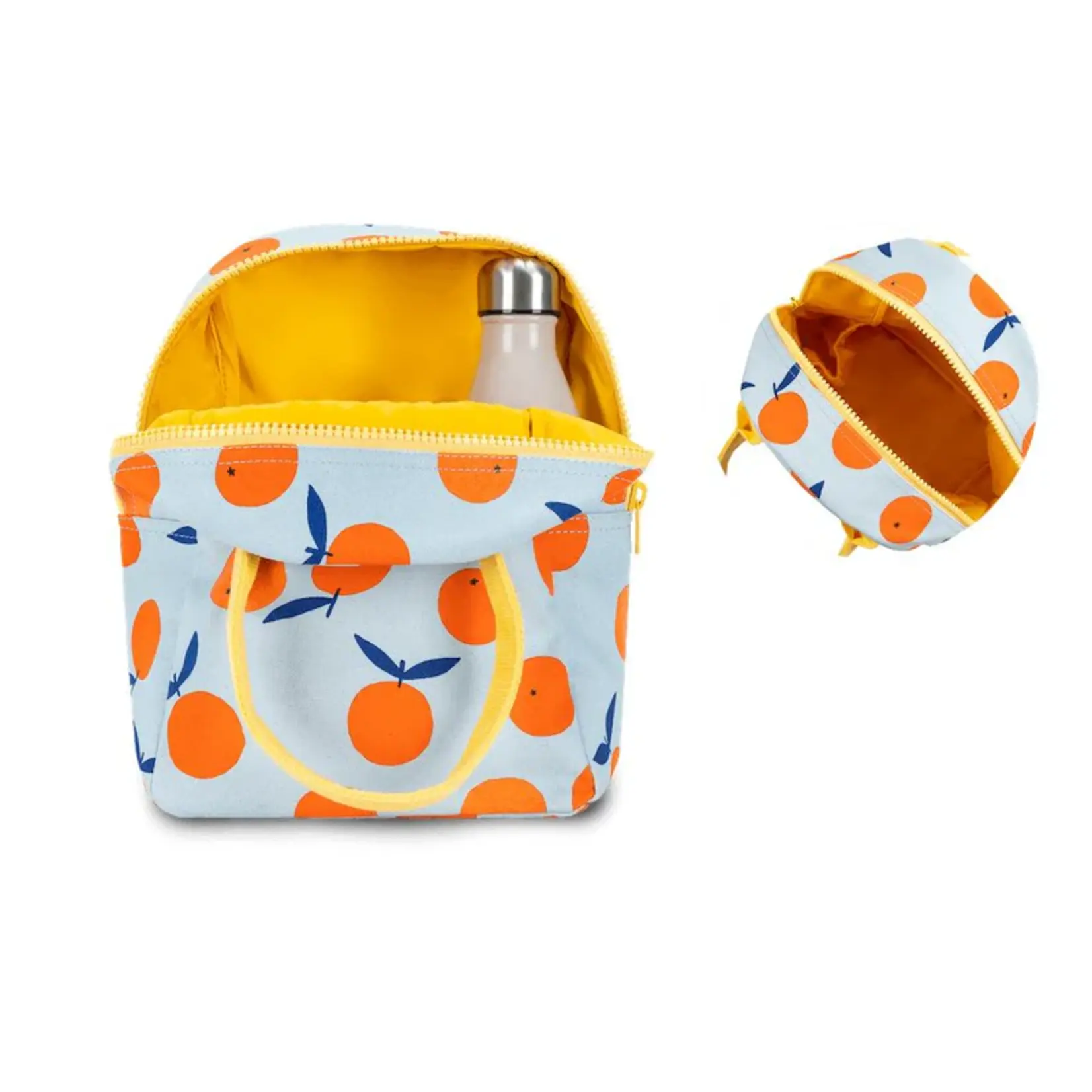 Fluf FLUF - 'Oranges' Zippered Lunch Box