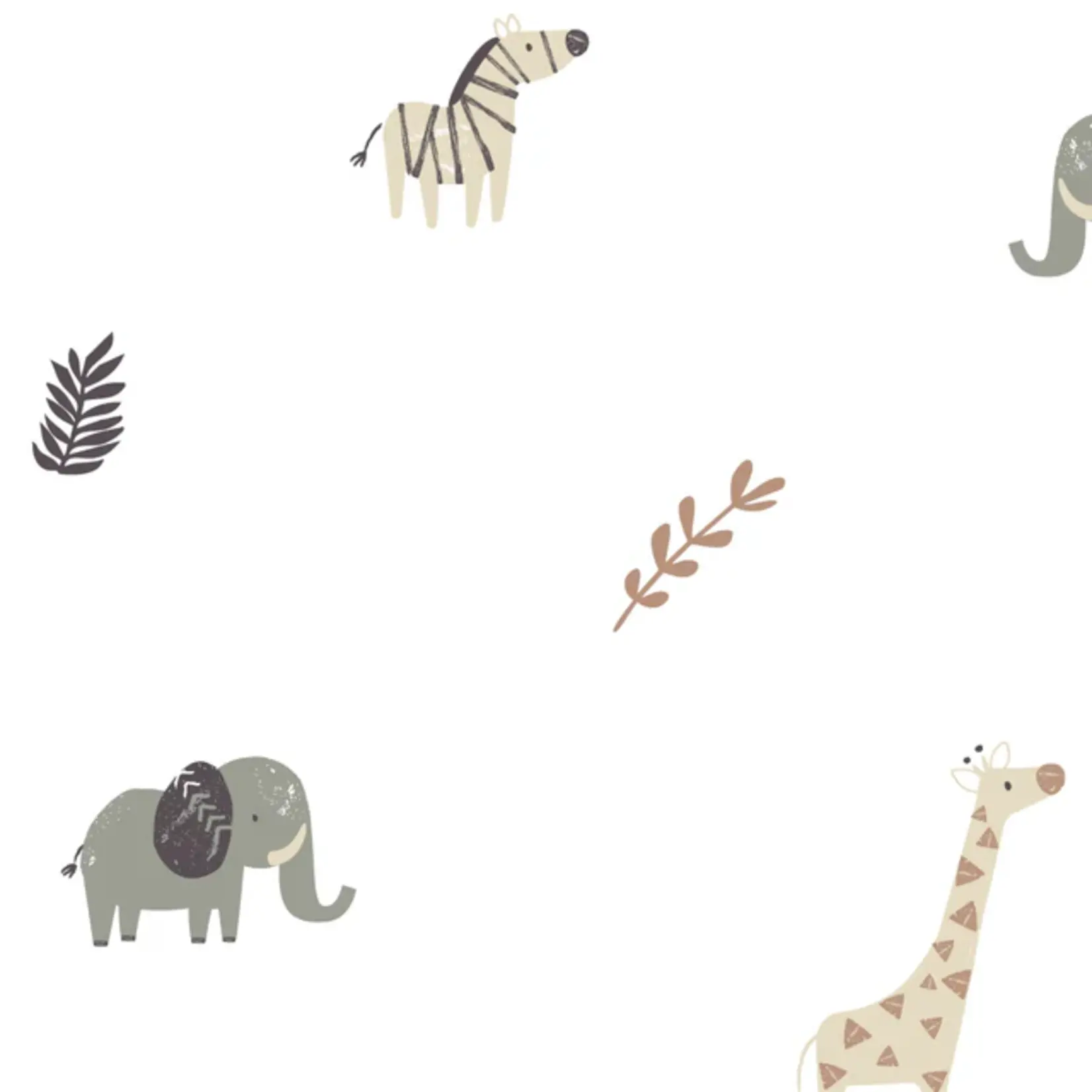 Perlimpinpin PERLIMPINPIN - 'Safari' Cotton Muslin Blanket