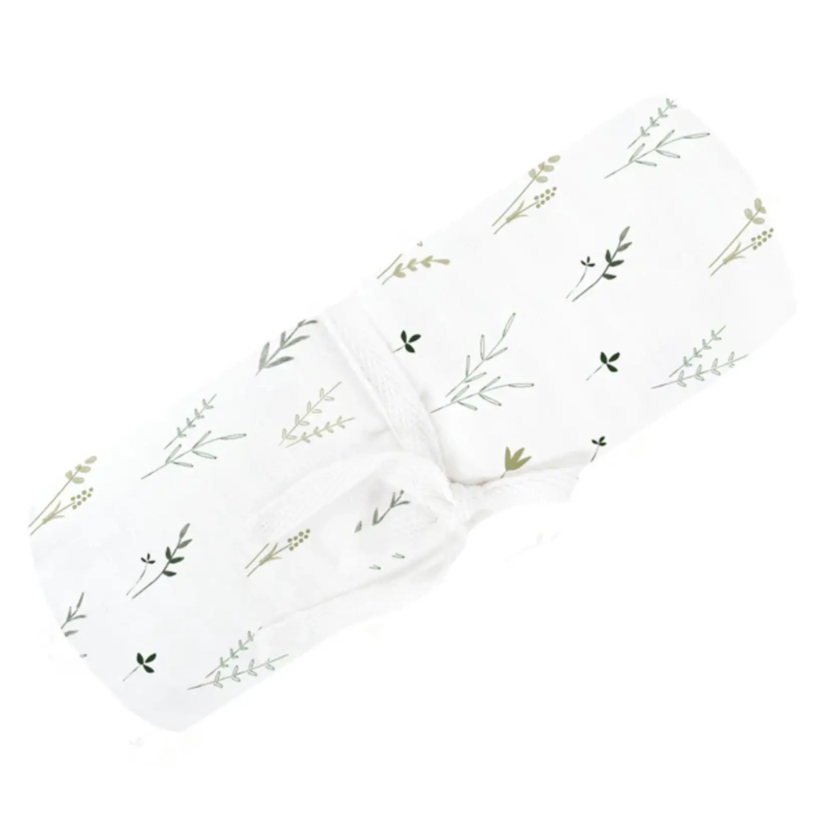 Perlimpinpin PERLIMPINPIN - Cotton muslin blanket 'Leaves'