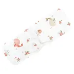 Perlimpinpin PERLIMPINPIN - Couverture de mousseline de coton 'Baleines'