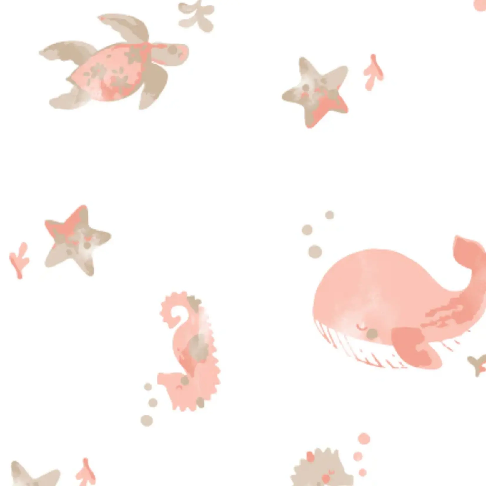 Perlimpinpin PERLIMPINPIN - 'Whales' Cotton Muslin Blanket