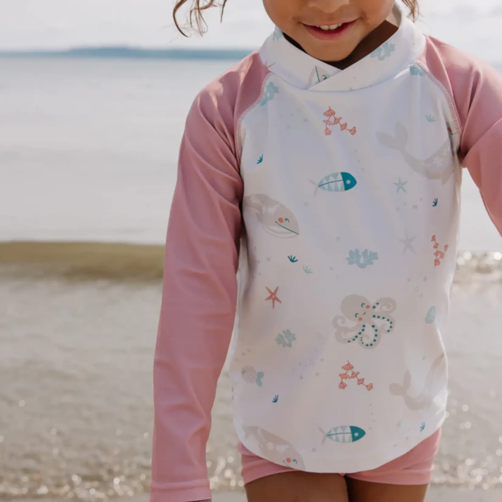 Perlimpinpin PERLIMPINPIN - SPF 50+ 'Whales' Swimsuit Top