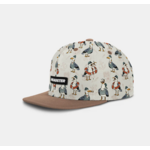 Headster Kids HEADSTER - 'Captain Seagull Snapback Cap - White Sand'