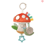 Itzy Ritzy ITZY RITZY - Jouet sensoriel de développement avec miroir - Champignon - 'Bitzy Traveler'